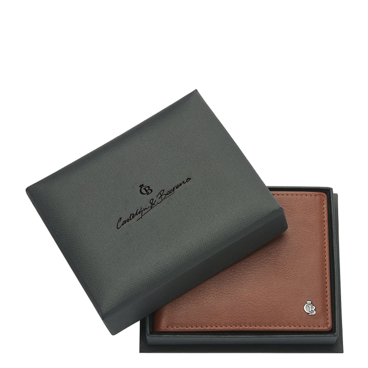 Castelijn & Beerens Giftbox Wallet RFID lichtbruin