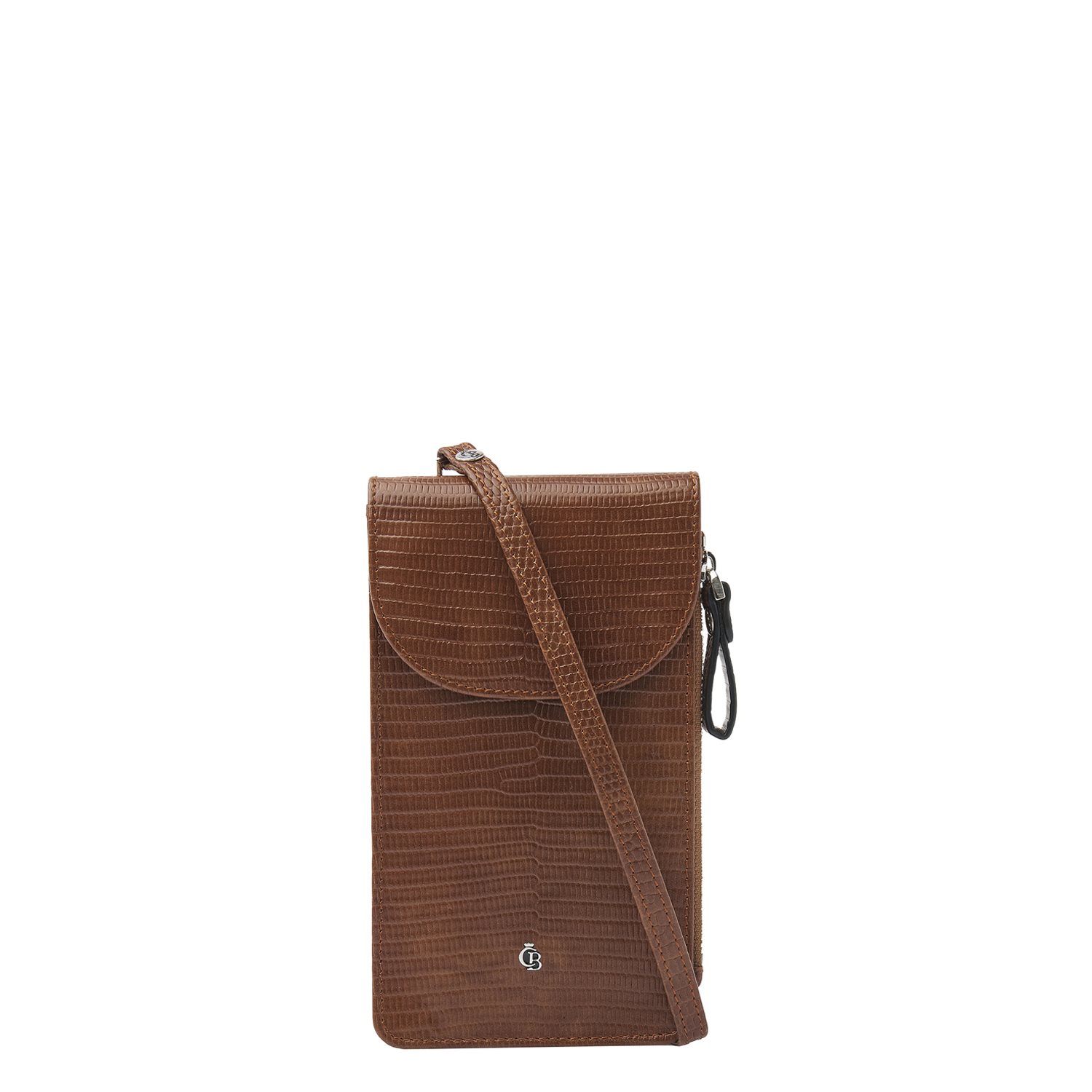 Castelijn & Beerens Giftbox Crossbody Phone Bag cognac damestas