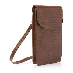 Castelijn & Beerens Giftbox Crossbody Phone Bag cognac