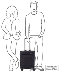 Travelite Chios 4 Wiel Trolley S petrol