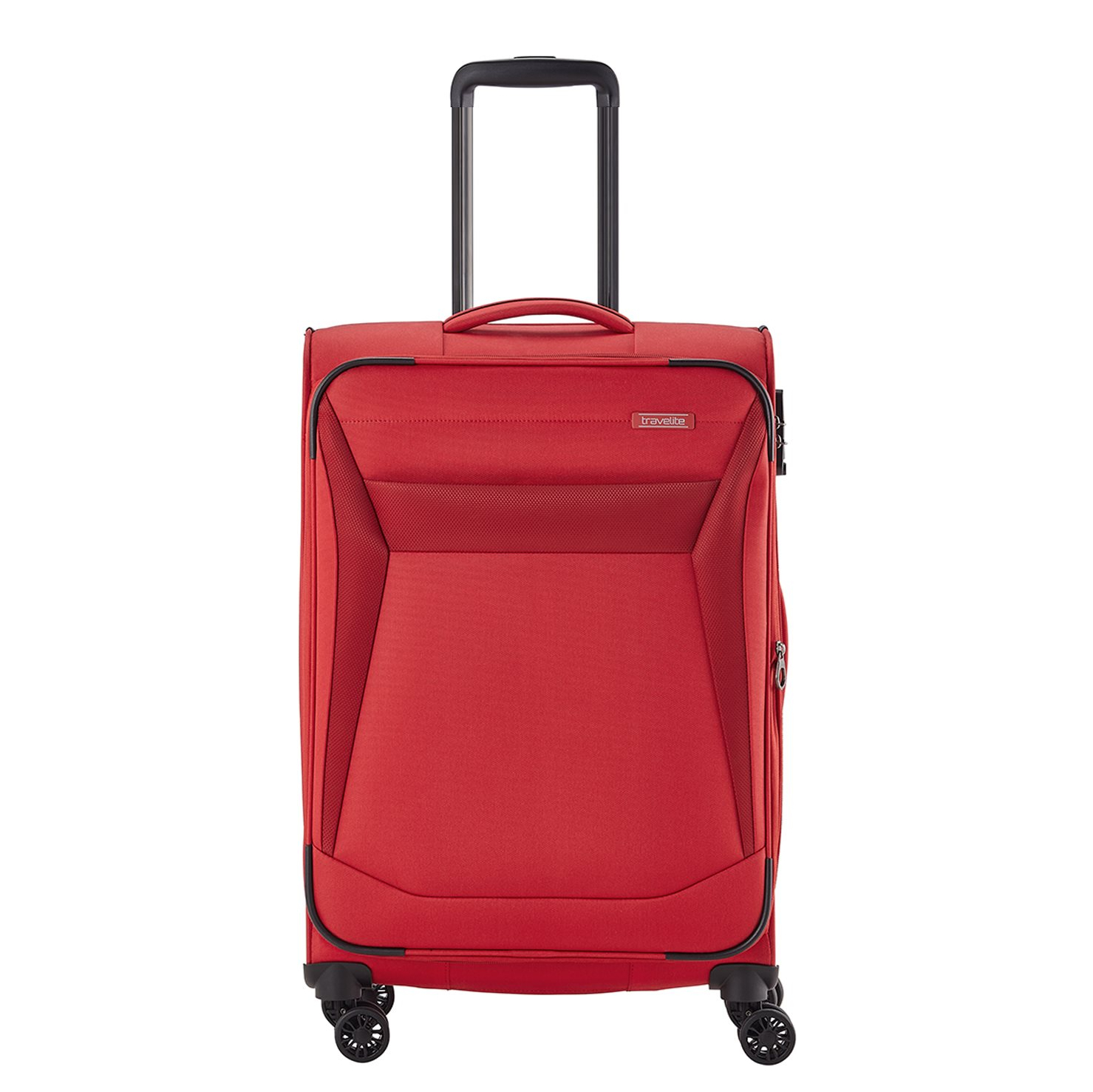 Travelite Chios 4 Wiel Trolley M red