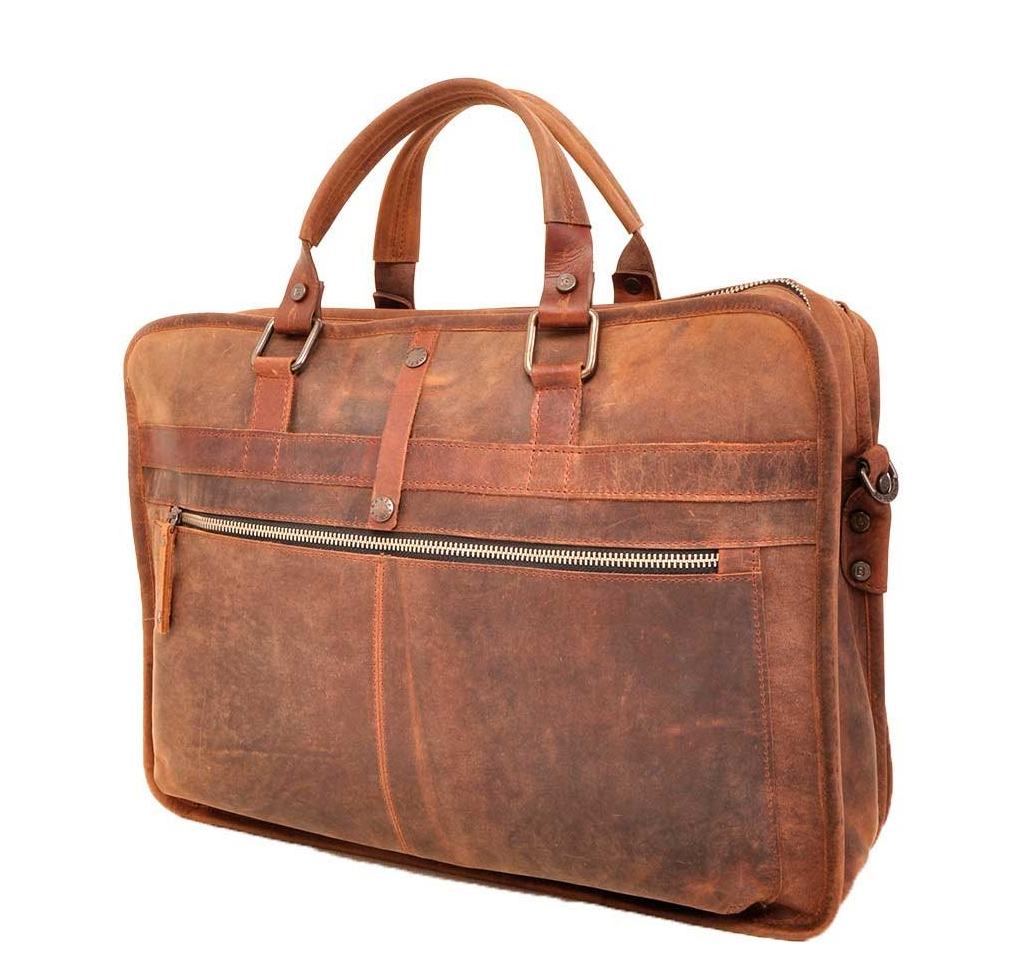 Berba Barbarossa Laptoptas 17'' coffee
