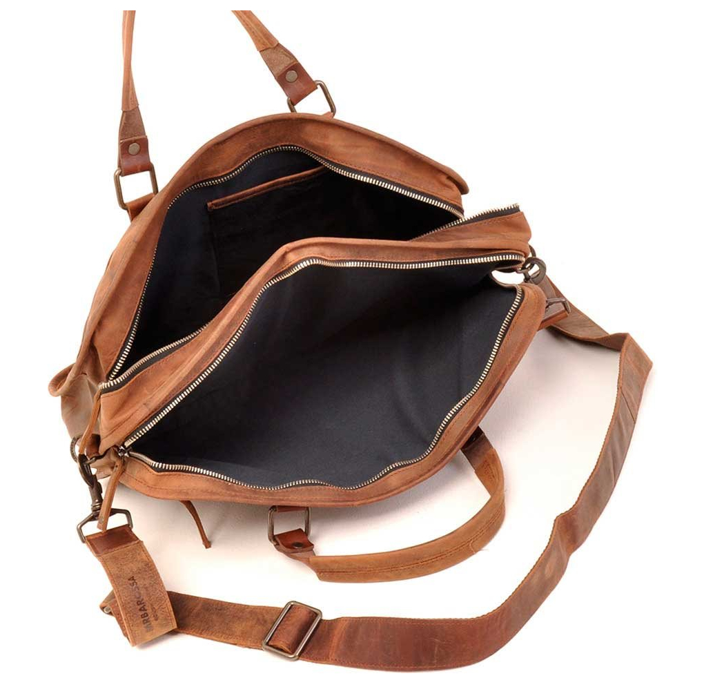 Berba Barbarossa Laptoptas 17'' coffee