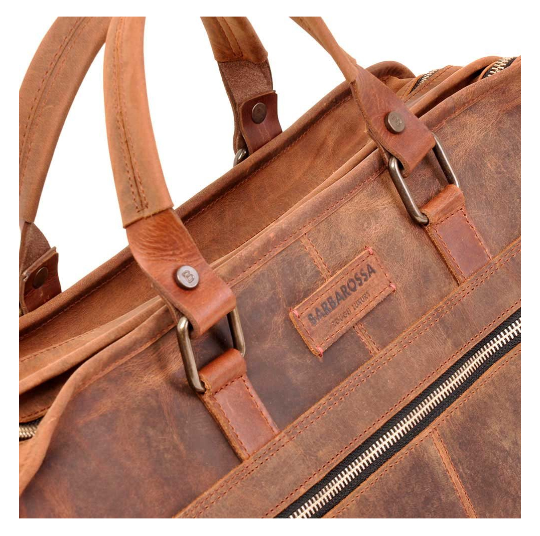 Berba Barbarossa Laptoptas 17'' coffee