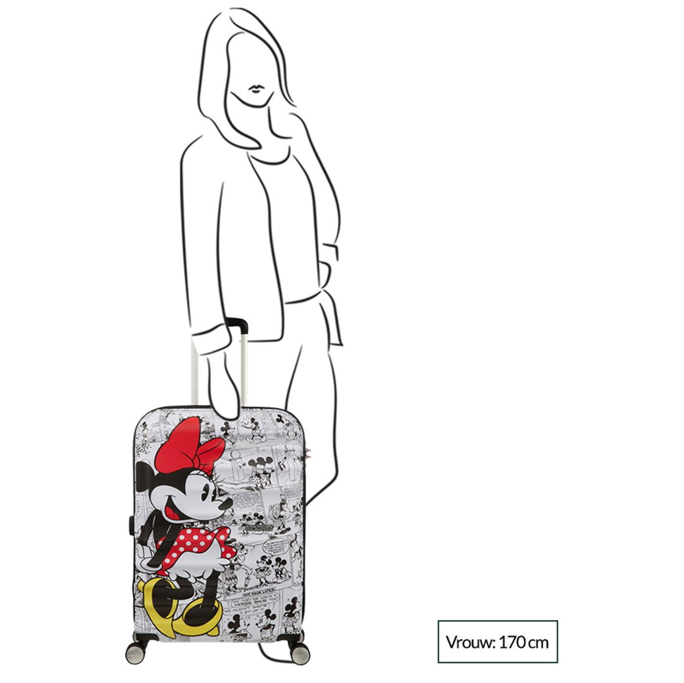 American Tourister Wavebreaker Disney Spinner 67 minnie future pop