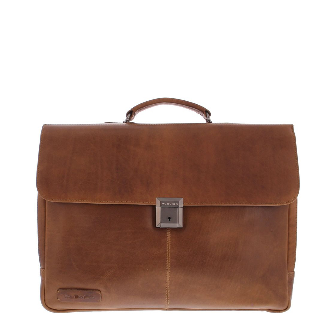 Plevier Navigator Decca Aktetas 2 vaks 17.3" bruin