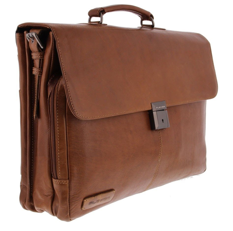 Plevier Navigator Decca Aktetas 2 vaks 17.3" bruin