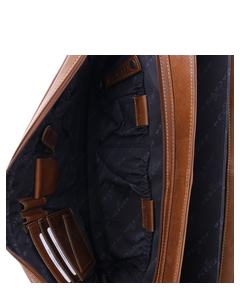 Plevier Navigator Decca Aktetas 2 vaks 17.3" bruin