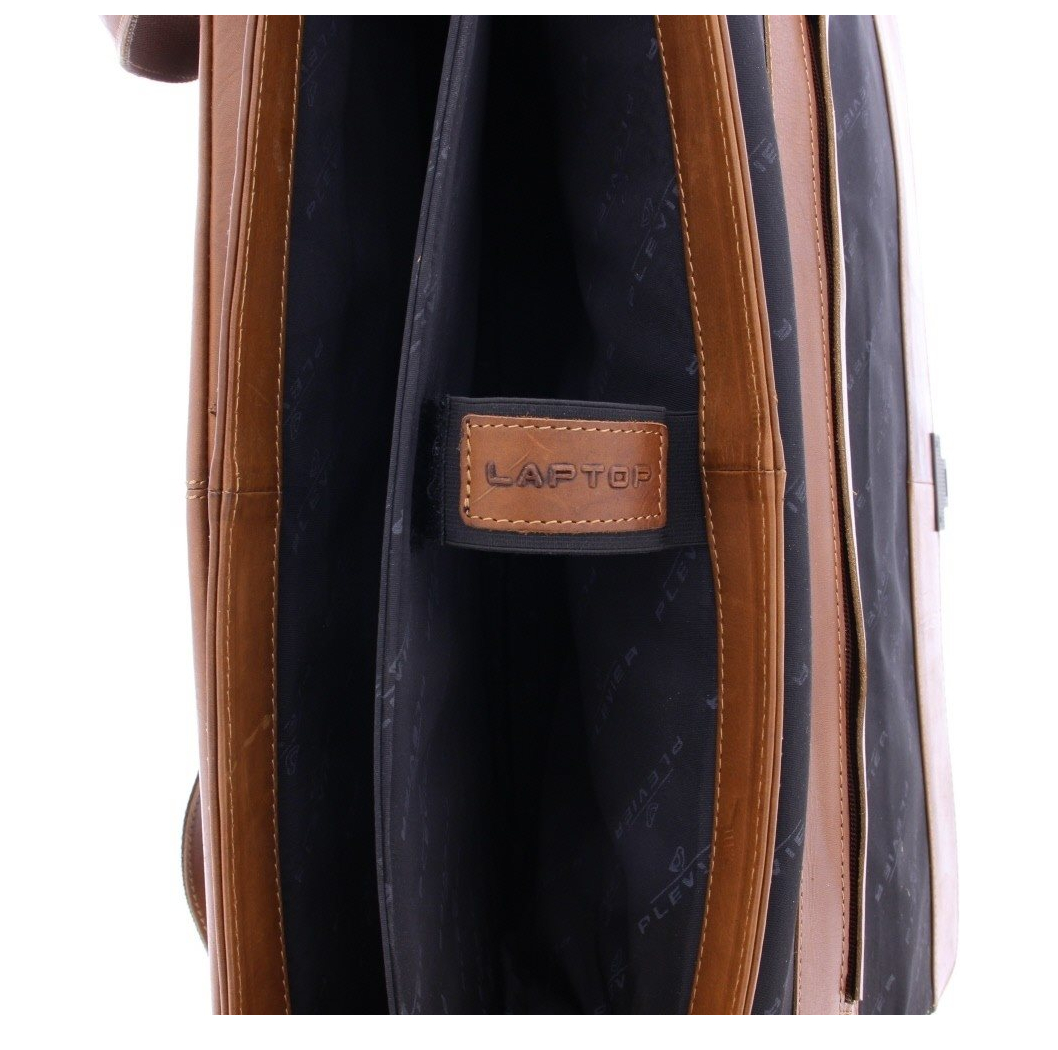 Plevier Navigator Decca Aktetas 2 vaks 17.3" bruin