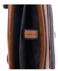 Plevier Navigator Decca Aktetas 2 vaks 17.3" bruin