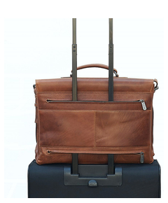 Plevier Navigator Decca Aktetas 2 vaks 17.3" bruin