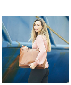 Plevier Baken Laptoptas 15.6" bruin