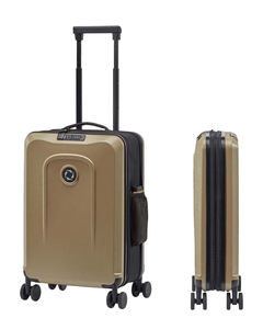 Senz Foldaway Carry On Trolley 55 champagne brown