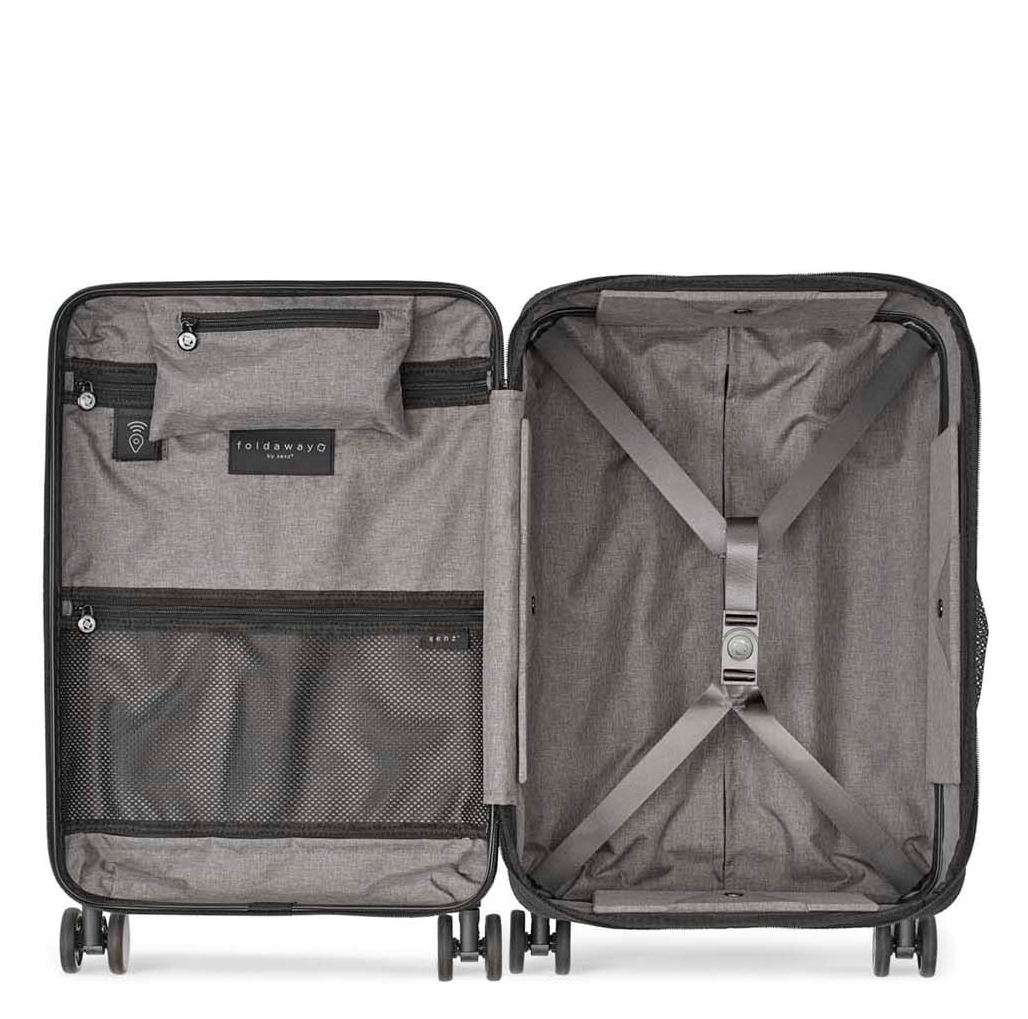 Senz Foldaway Carry On Trolley 55 passion red