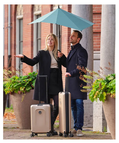 Senz Foldaway Carry On Trolley 55 silk grey