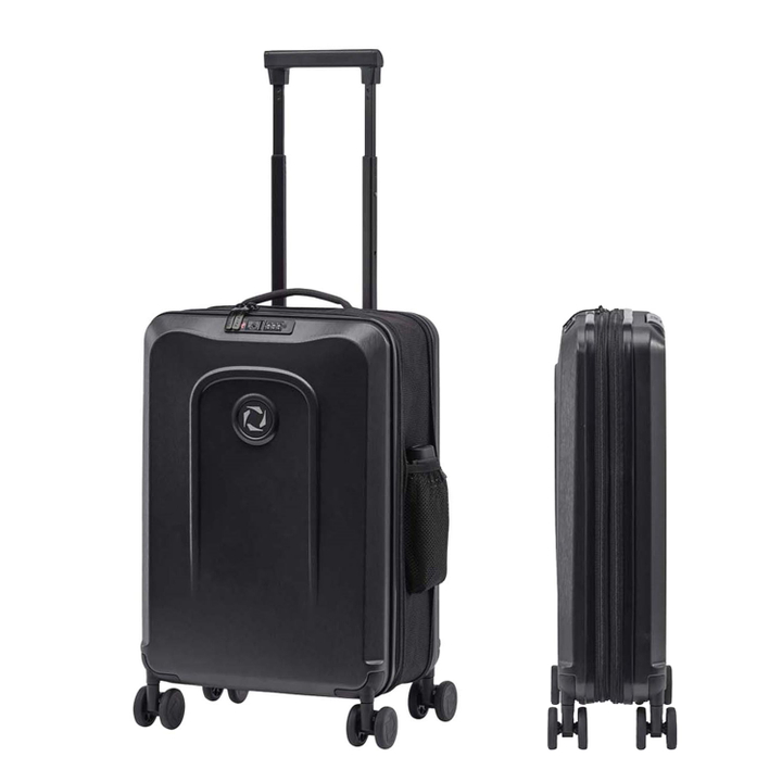 Senz Foldaway Carry On Trolley 55 pure black