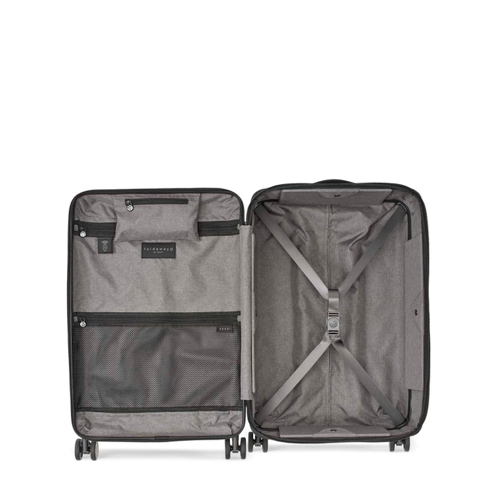 Senz Foldaway Check-In Trolley Medium silk grey