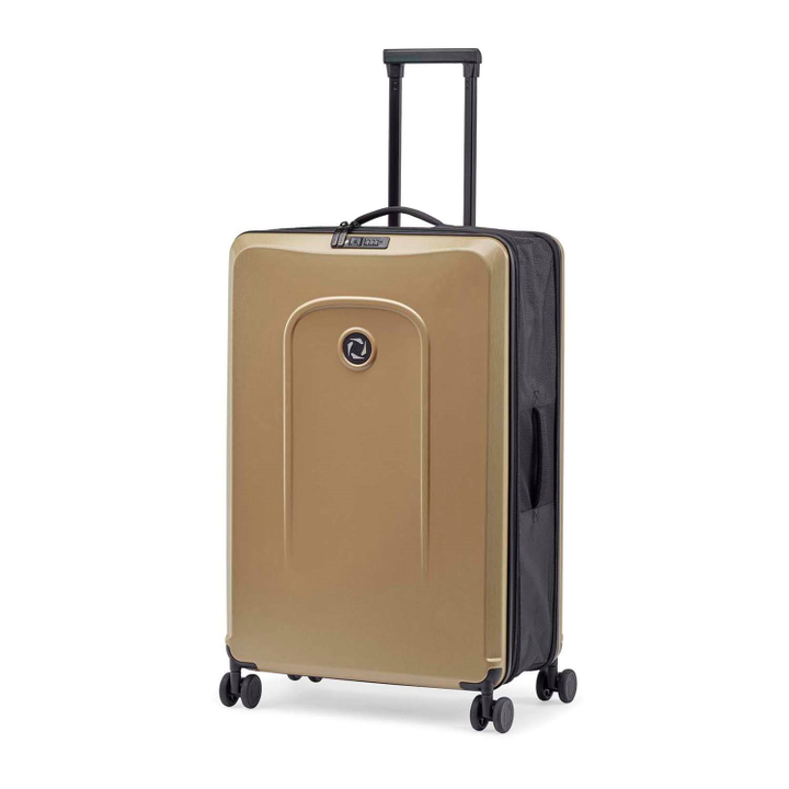 Senz Foldaway Check-In Trolley Large champagne brown