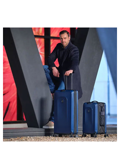 Senz Foldaway Check-In Trolley Large midnight blue