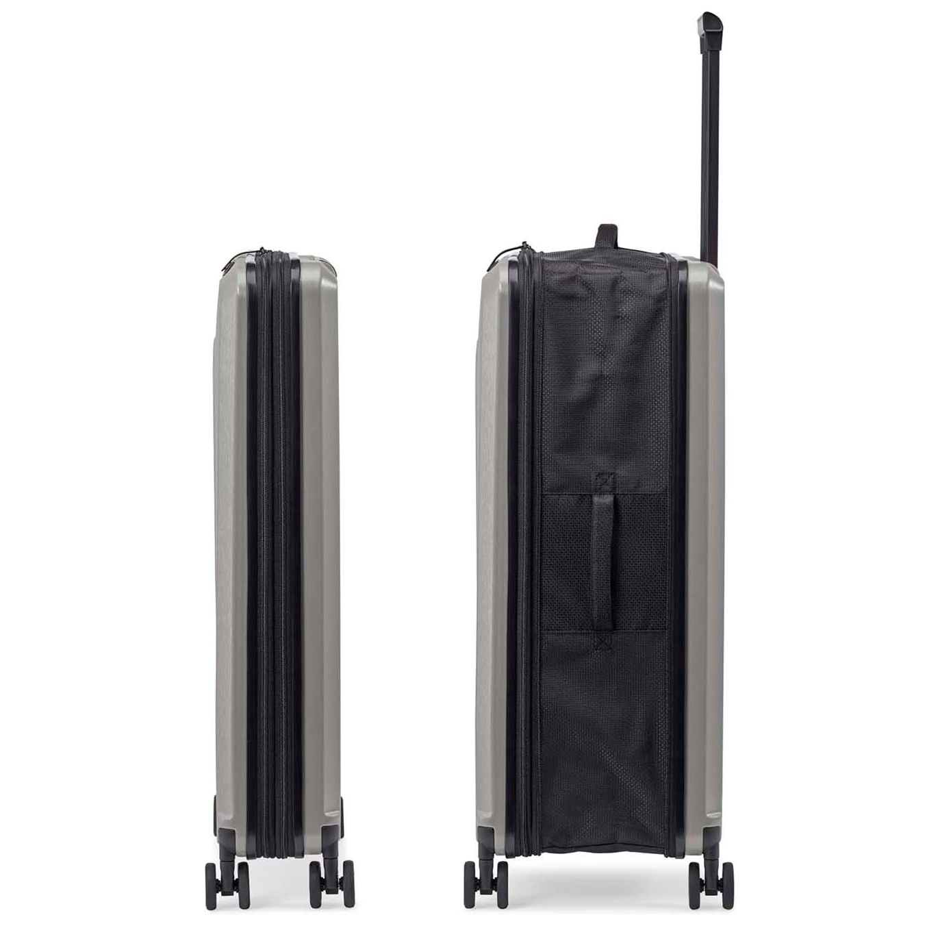 Senz Foldaway Check-In Trolley Large silk grey