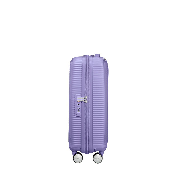 American Tourister Soundbox Spinner 55 Expandable lavender