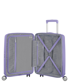 American Tourister Soundbox Spinner 55 Expandable lavender