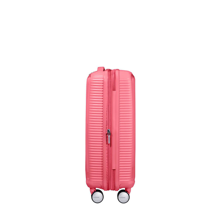 American Tourister Soundbox Spinner 55 Expandable sun kissed coral