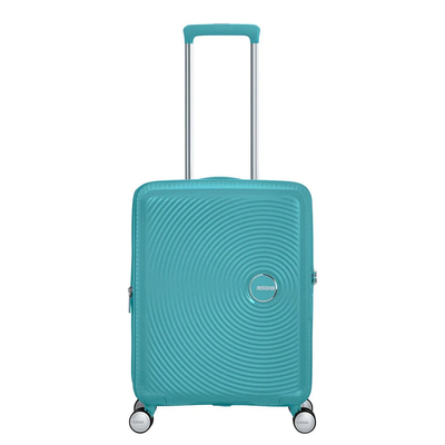 American Tourister Soundbox Spinner 55 Expandable turquoise tonic