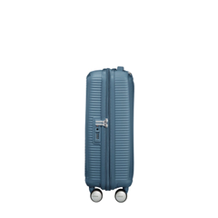 American Tourister Soundbox Spinner 55 Expandable stone blue