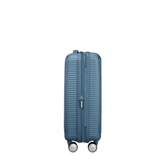 American Tourister Soundbox Spinner 55 Expandable stone blue