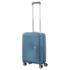 American Tourister Soundbox Spinner 55 Expandable stone blue