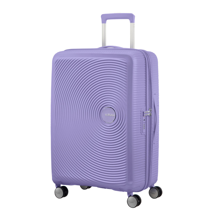 American Tourister Soundbox Spinner 67 Expandable lavender