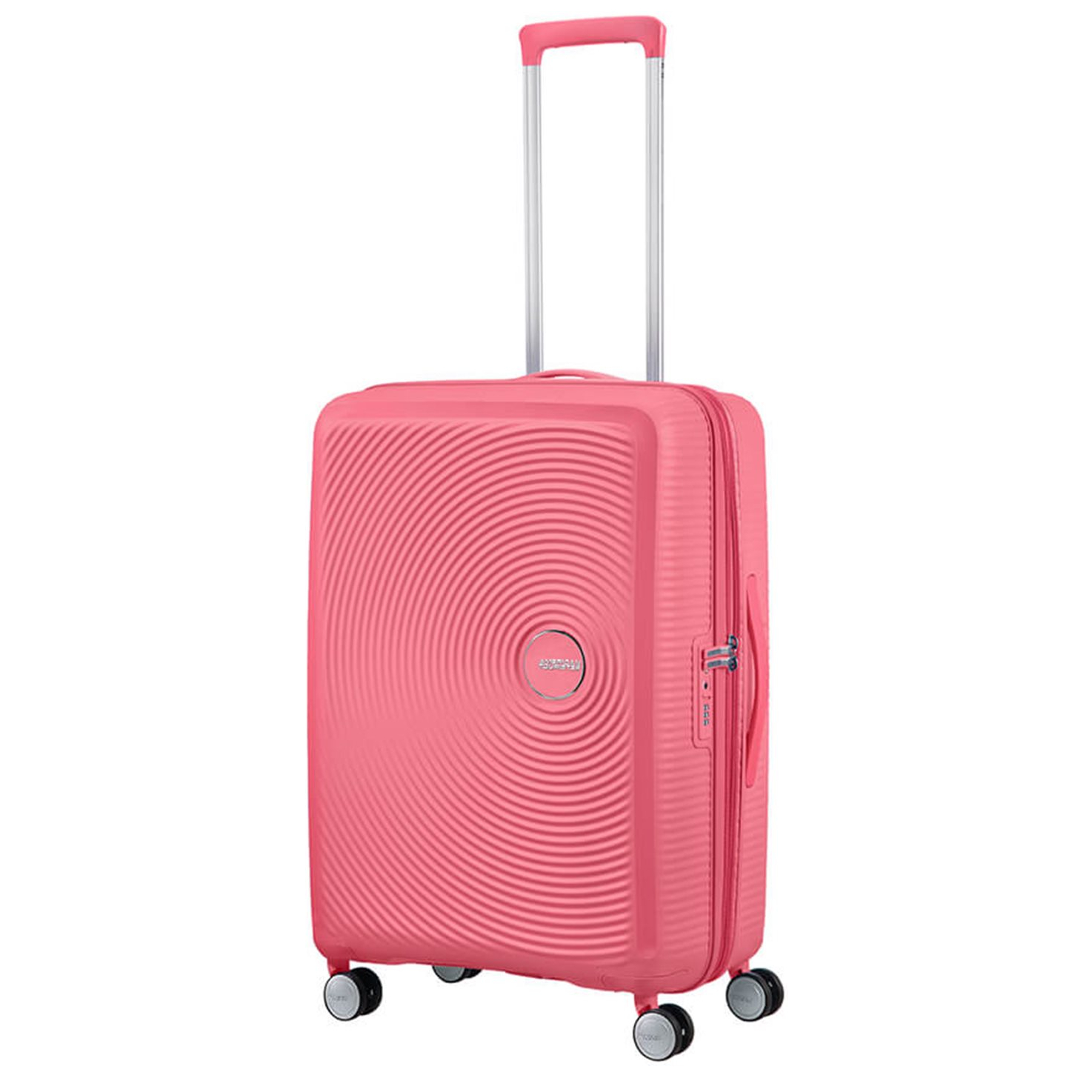 American Tourister Soundbox Spinner 67 Expandable sun kissed coral