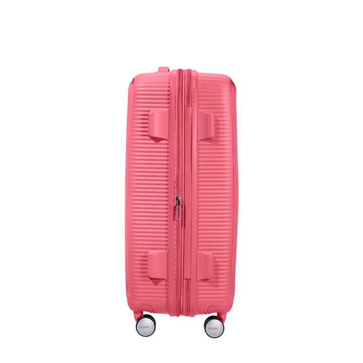 American Tourister Soundbox Spinner 67 Expandable sun kissed coral