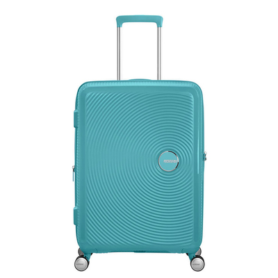American Tourister Soundbox Spinner 67 Expandable turquoise tonic