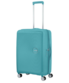 American Tourister Soundbox Spinner 67 Expandable turquoise tonic