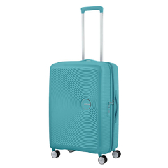 American Tourister Soundbox Spinner 67 Expandable turquoise tonic