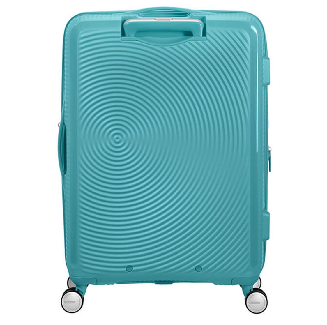 American Tourister Soundbox Spinner 67 Expandable turquoise tonic