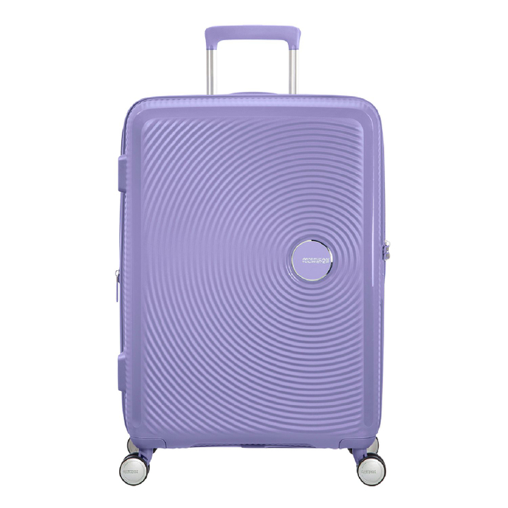 American Tourister Soundbox Spinner 77 Expandable lavender