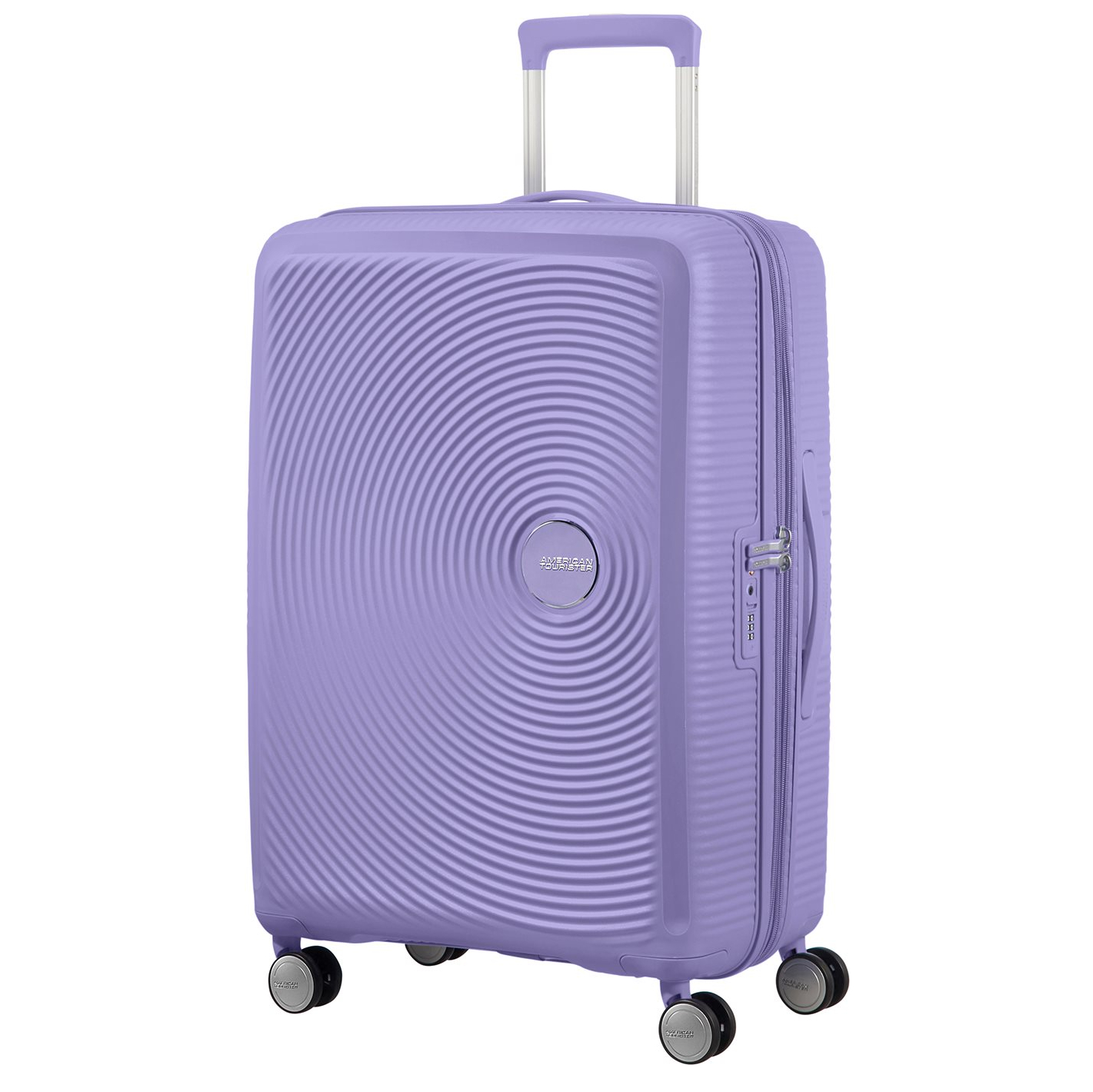 American Tourister Soundbox Spinner 77 Expandable lavender