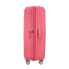 American Tourister Soundbox Spinner 77 Expandable sun kissed coral