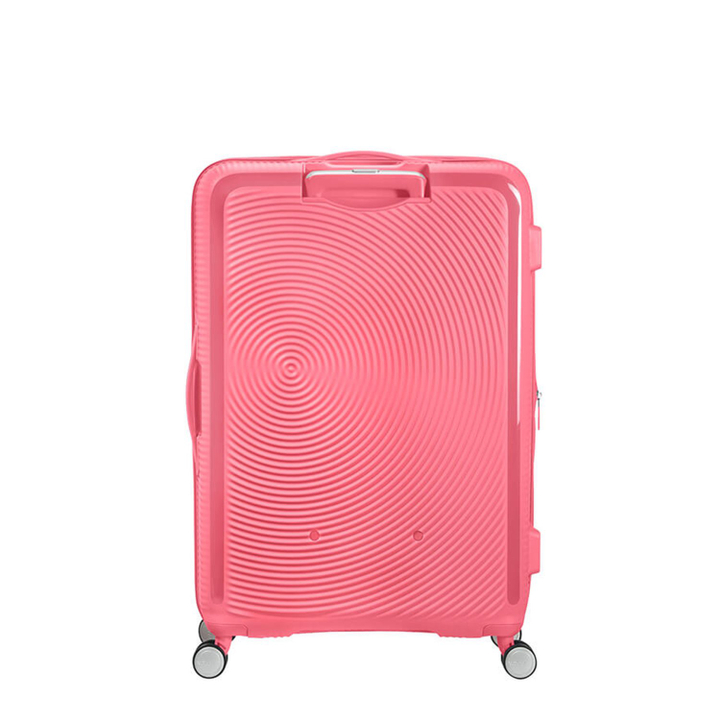 American Tourister Soundbox Spinner 77 Expandable sun kissed coral