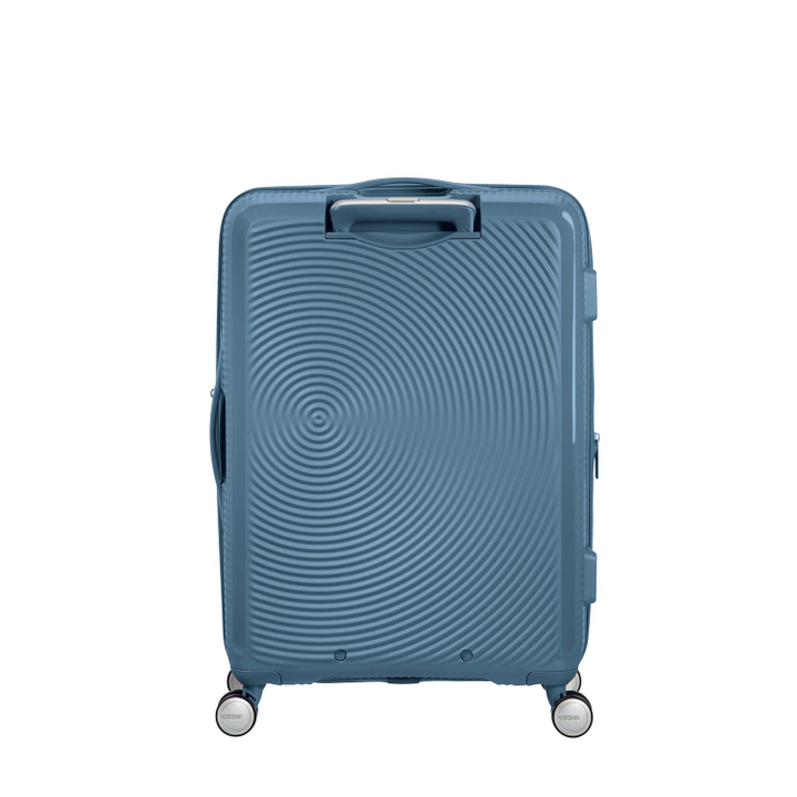 American Tourister Soundbox Spinner 77 Expandable stone blue