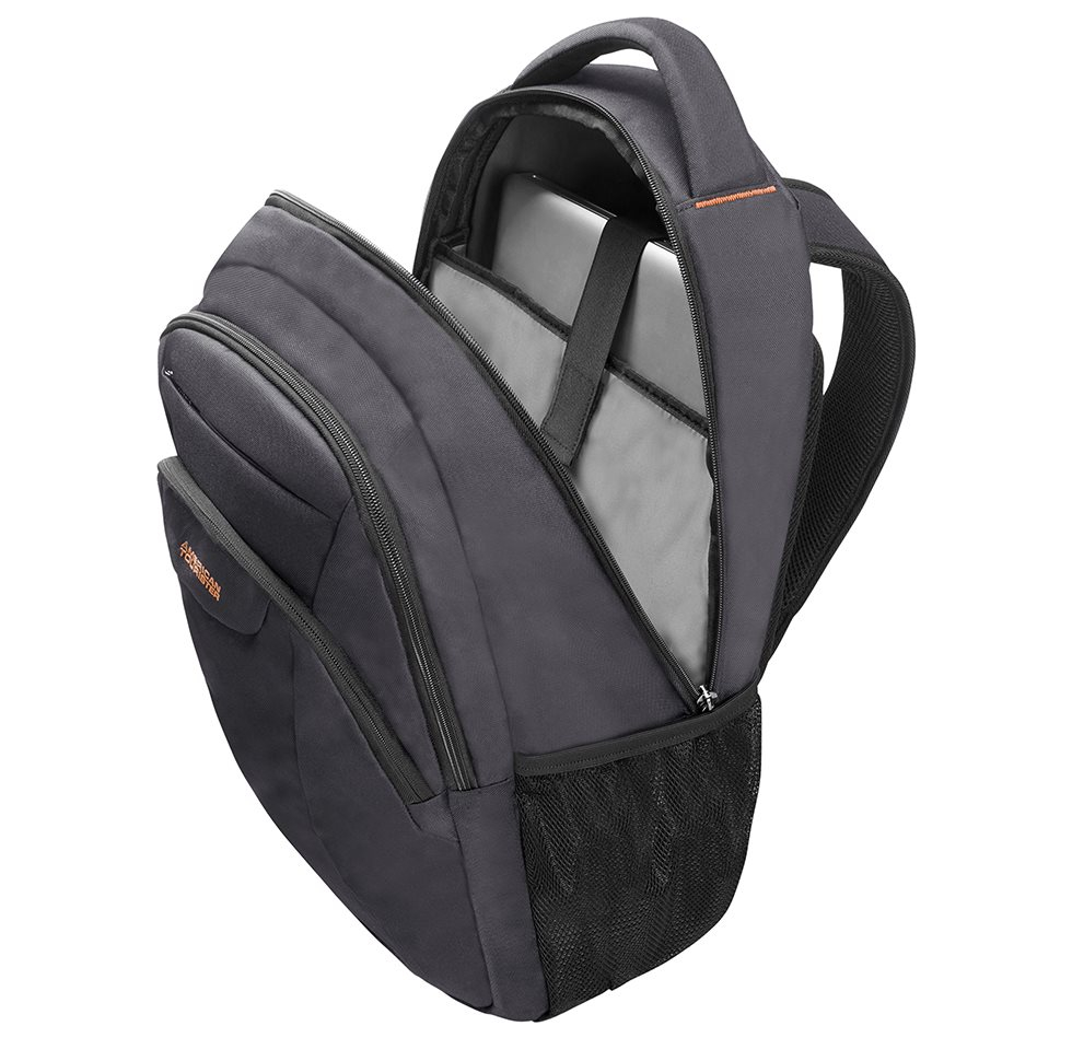 American Tourister At Work Laptop Backpack 13.3"-14.1" grey/orange