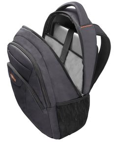 American Tourister At Work Laptop Backpack 13.3"-14.1" grey/orange