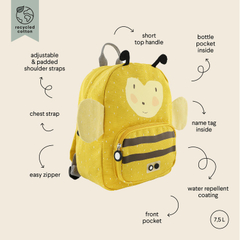 Trixie Mrs. Bumblebee Backpack yellow