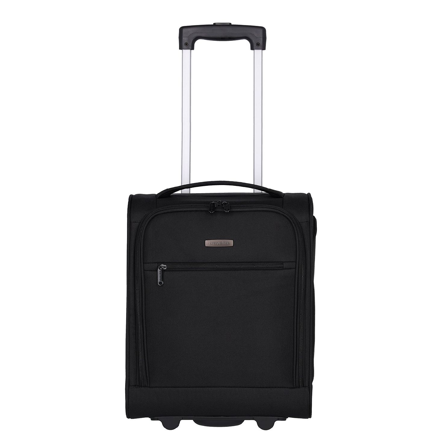 Travelbags Travelite Cabin 2 Wiel Underseater 43cm black zachte koffer lichtgewicht koffer aanbieding