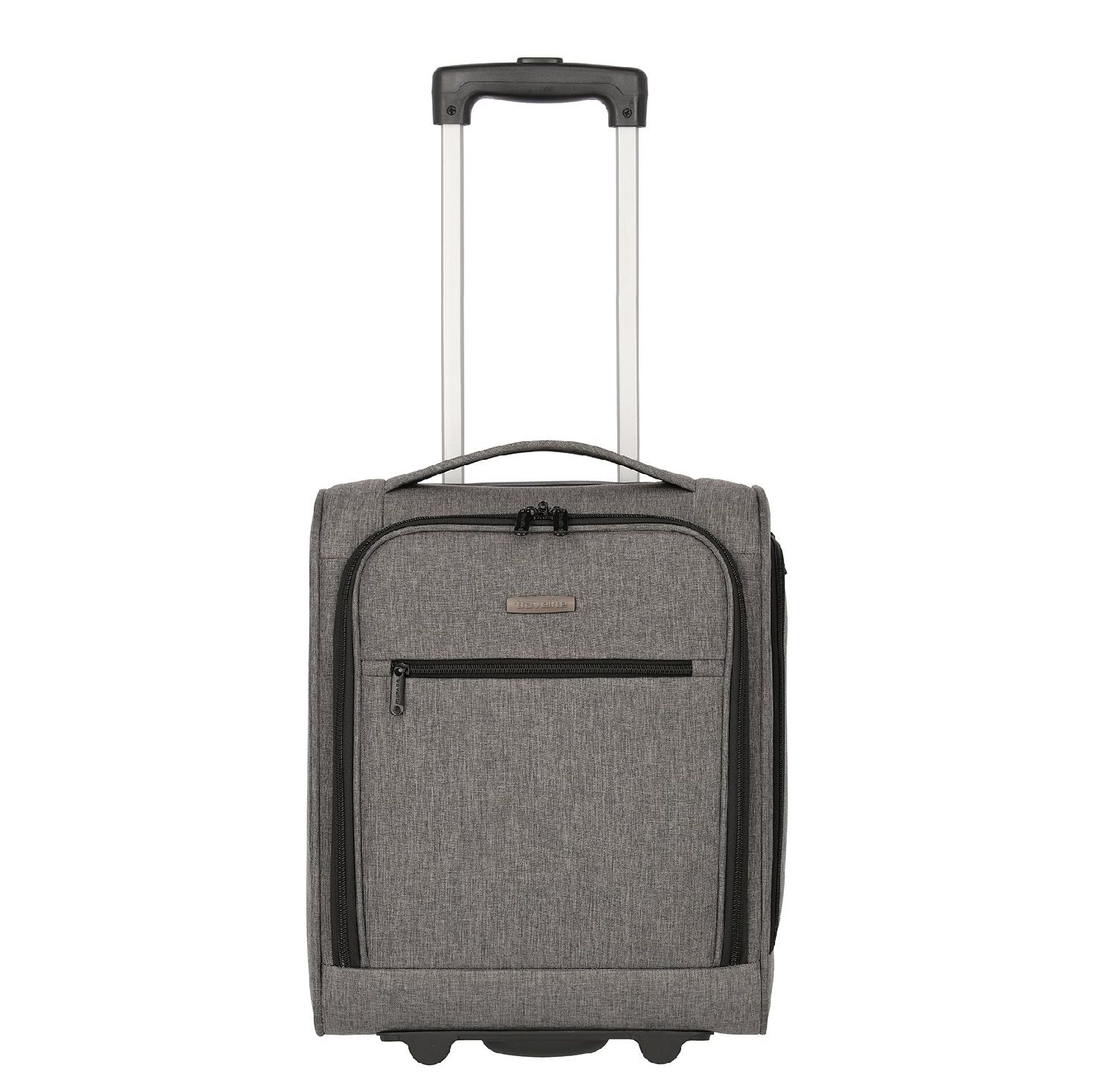 Travelbags Travelite Cabin 2 Wiel Underseater 43cm grey melange zachte koffer lichtgewicht koffer aanbieding