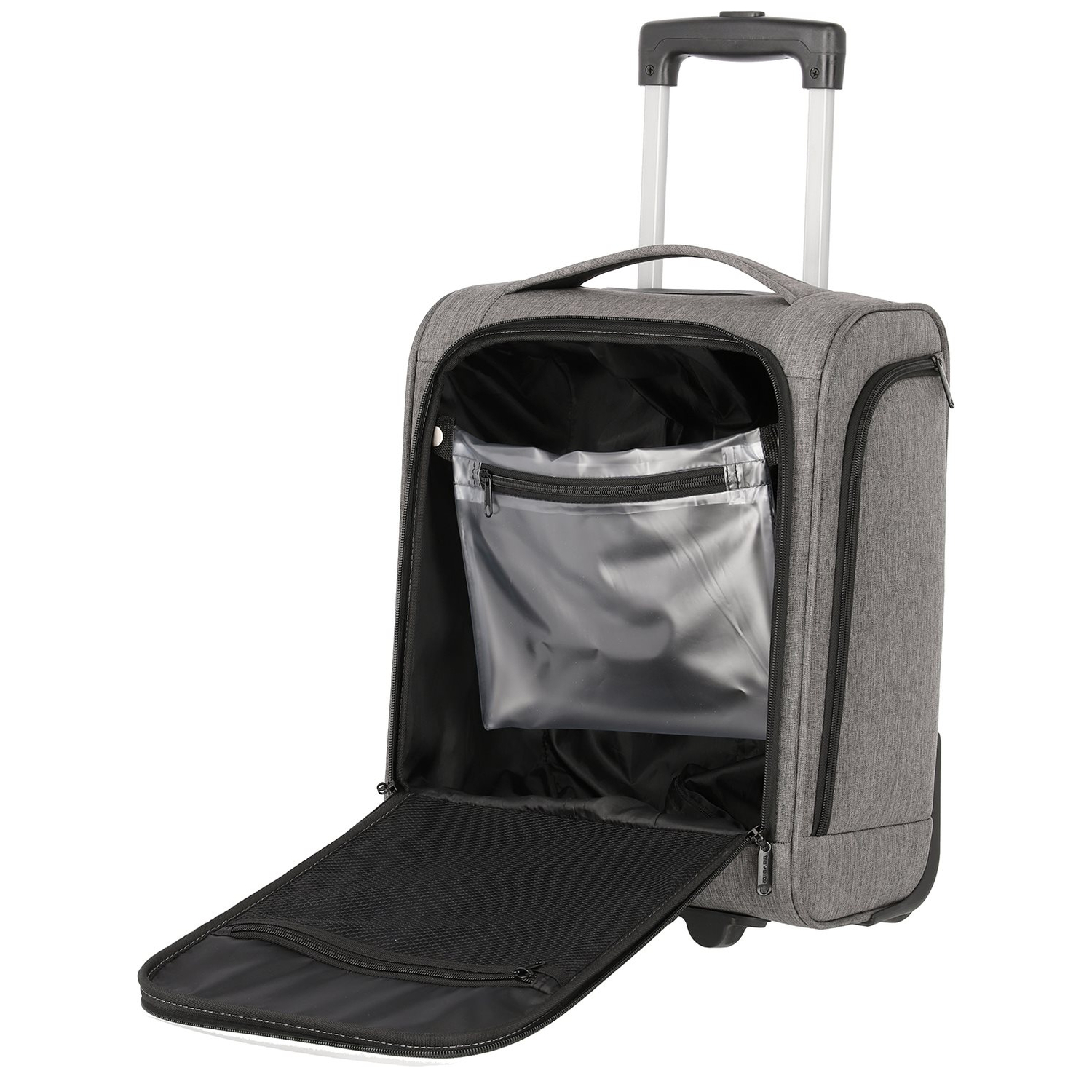 Travelite Cabin 2 Wiel Underseater 43cm grey melange