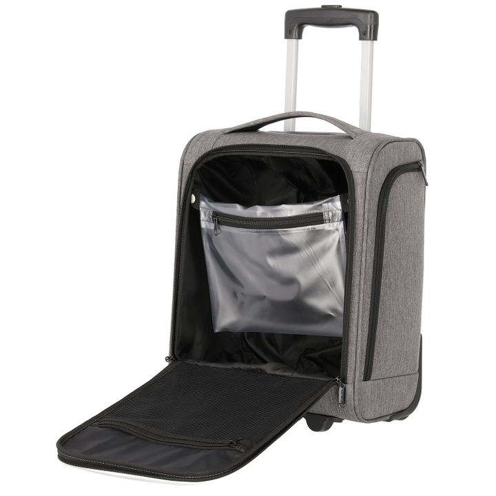 Travelite Cabin 2 Wiel Underseater 43cm grey melange